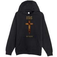 Jesus Is My Vaccine Anti Vax Vaxxer Premium Pullover Hoodie