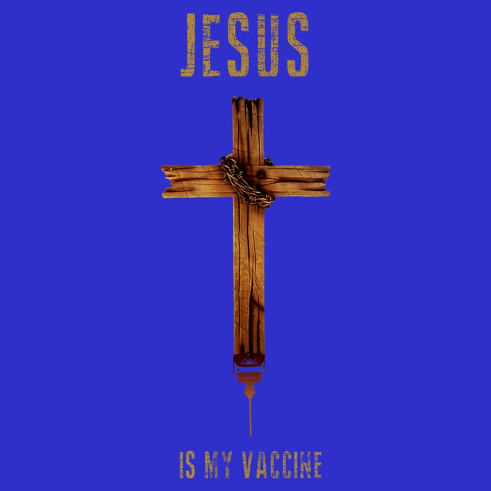 Jesus Is My Vaccine Anti Vax Vaxxer Sweatshirt