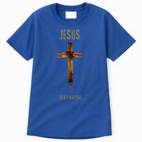Jesus Is My Vaccine Anti Vax Vaxxer Tall T-Shirt