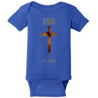 Jesus Is My Vaccine Anti Vax Vaxxer Baby Bodysuit