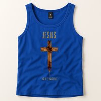 Jesus Is My Vaccine Anti Vax Vaxxer Tank Top