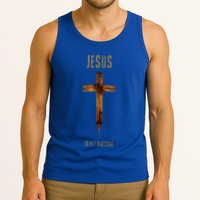 Jesus Is My Vaccine Anti Vax Vaxxer Tank Top