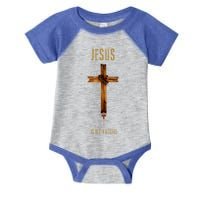 Jesus Is My Vaccine Anti Vax Vaxxer Infant Baby Jersey Bodysuit