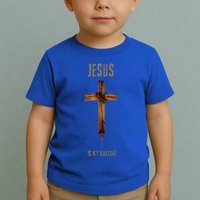 Jesus Is My Vaccine Anti Vax Vaxxer Toddler T-Shirt