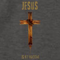 Jesus Is My Vaccine Anti Vax Vaxxer Vector Backpack