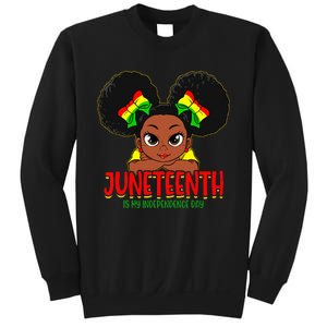 Juneteenth Is My Independence Day Black Wo Black Pride Sweatshirt