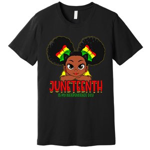 Juneteenth Is My Independence Day Black Wo Black Pride Premium T-Shirt