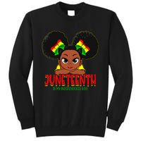 Juneteenth Is My Independence Day Black Wo Black Pride Tall Sweatshirt