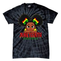 Juneteenth Is My Independence Day Black Wo Black Pride Tie-Dye T-Shirt