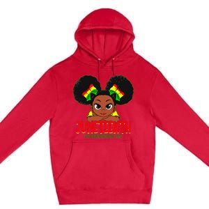 Juneteenth Is My Independence Day Black Wo Black Pride Premium Pullover Hoodie