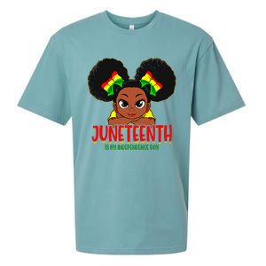 Juneteenth Is My Independence Day Black Wo Black Pride Sueded Cloud Jersey T-Shirt