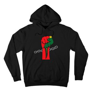 Juneteenth Is My Independence Day Free Black Pride Hoodie