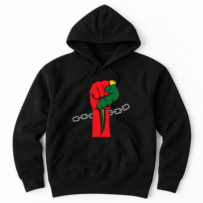 Juneteenth Is My Independence Day Free Black Pride Hoodie