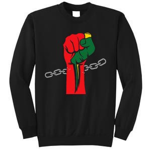 Juneteenth Is My Independence Day Free Black Pride Sweatshirt