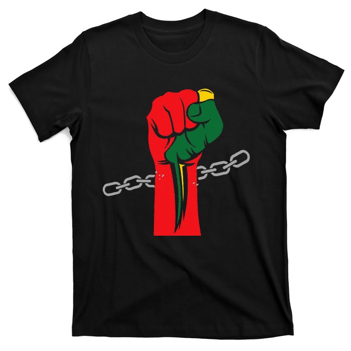 Juneteenth Is My Independence Day Free Black Pride T-Shirt