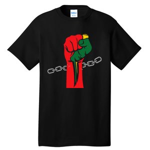 Juneteenth Is My Independence Day Free Black Pride Tall T-Shirt