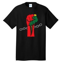 Juneteenth Is My Independence Day Free Black Pride Tall T-Shirt