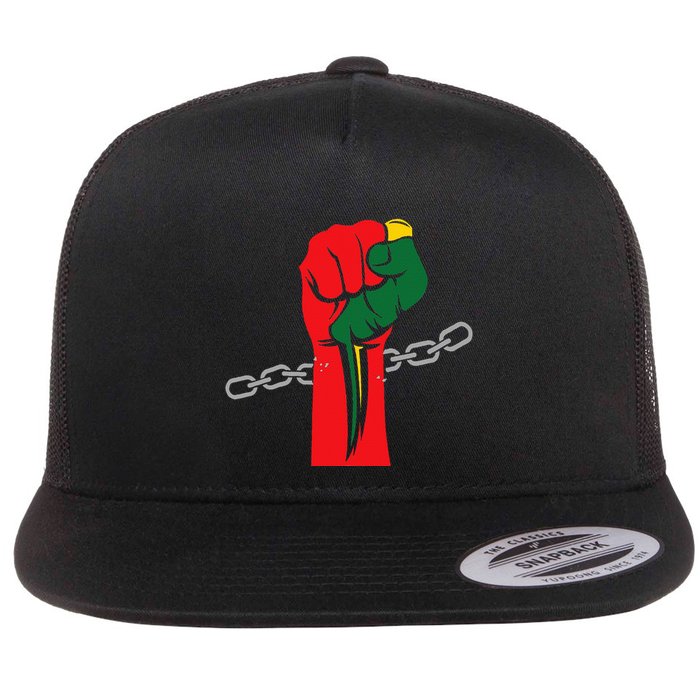 Juneteenth Is My Independence Day Free Black Pride Flatbill Hat