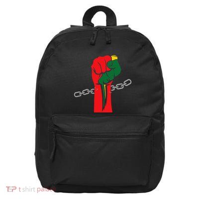 Juneteenth Is My Independence Day Free Black Pride 16 in Basic Backpack