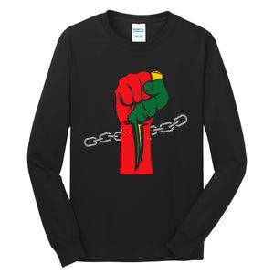 Juneteenth Is My Independence Day Free Black Pride Tall Long Sleeve T-Shirt