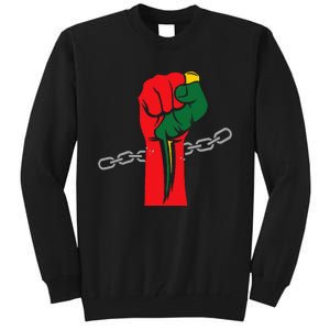 Juneteenth Is My Independence Day Free Black Pride Tall Sweatshirt