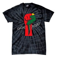 Juneteenth Is My Independence Day Free Black Pride Tie-Dye T-Shirt