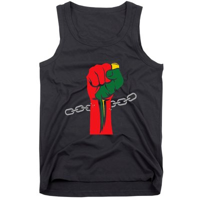 Juneteenth Is My Independence Day Free Black Pride Tank Top