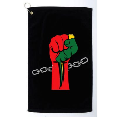 Juneteenth Is My Independence Day Free Black Pride Golf Towel