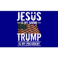 Jesus Is My Savior Trump Is My President Supporter Election Bumper Sticker