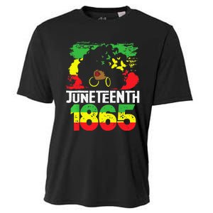 Juneteenth Is My Independence Day Black  Freedom 1865 Cooling Performance Crew T-Shirt