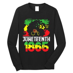 Juneteenth Is My Independence Day Black  Freedom 1865 Long Sleeve Shirt