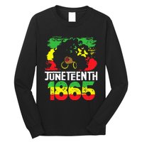 Juneteenth Is My Independence Day Black  Freedom 1865 Long Sleeve Shirt