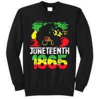 Juneteenth Is My Independence Day Black  Freedom 1865 Sweatshirt