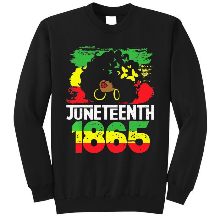 Juneteenth Is My Independence Day Black  Freedom 1865 Sweatshirt