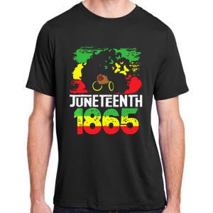 Juneteenth Is My Independence Day Black  Freedom 1865 Adult ChromaSoft Performance T-Shirt