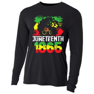 Juneteenth Is My Independence Day Black  Freedom 1865 Cooling Performance Long Sleeve Crew