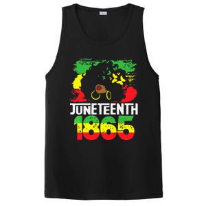 Juneteenth Is My Independence Day Black  Freedom 1865 PosiCharge Competitor Tank