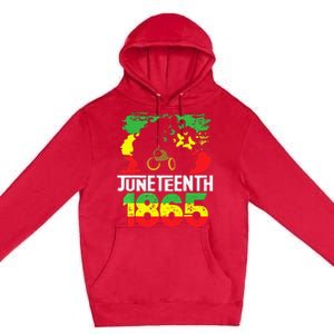 Juneteenth Is My Independence Day Black  Freedom 1865 Premium Pullover Hoodie