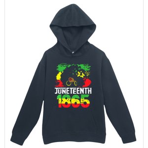 Juneteenth Is My Independence Day Black  Freedom 1865 Urban Pullover Hoodie