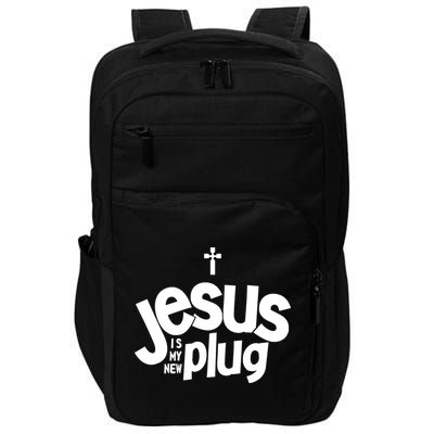 Jesus Is My New Plug Funny Christian Convert Impact Tech Backpack