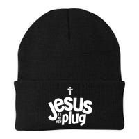 Jesus Is My New Plug Funny Christian Convert Beanie