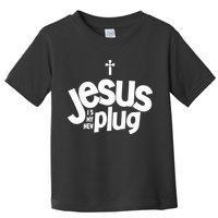 Jesus Is My New Plug Funny Christian Convert Toddler T-Shirt