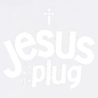 Jesus Is My New Plug Funny Christian Convert Garment-Dyed Sweatshirt