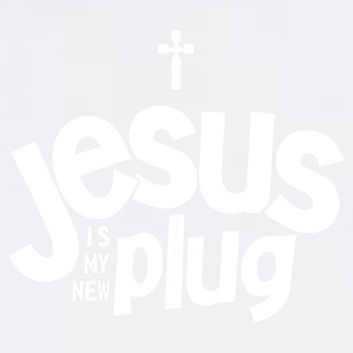 Jesus Is My New Plug Funny Christian Convert Garment-Dyed Sweatshirt