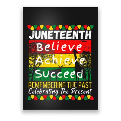 Juneteenth Is My Independence Day Black Pride Melanin Poster