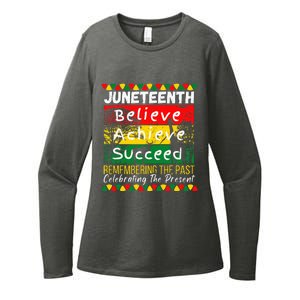 Juneteenth Is My Independence Day Black Pride Melanin Womens CVC Long Sleeve Shirt