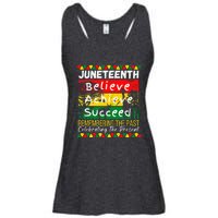 Juneteenth Is My Independence Day Black Pride Melanin Ladies Essential Flowy Tank