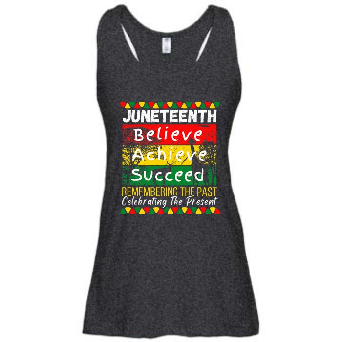 Juneteenth Is My Independence Day Black Pride Melanin Ladies Essential Flowy Tank