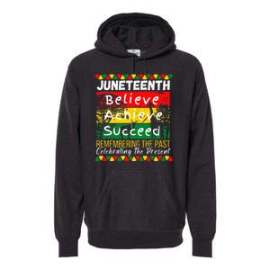 Juneteenth Is My Independence Day Black Pride Melanin Premium Hoodie