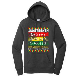 Juneteenth Is My Independence Day Black Pride Melanin Women's Pullover Hoodie